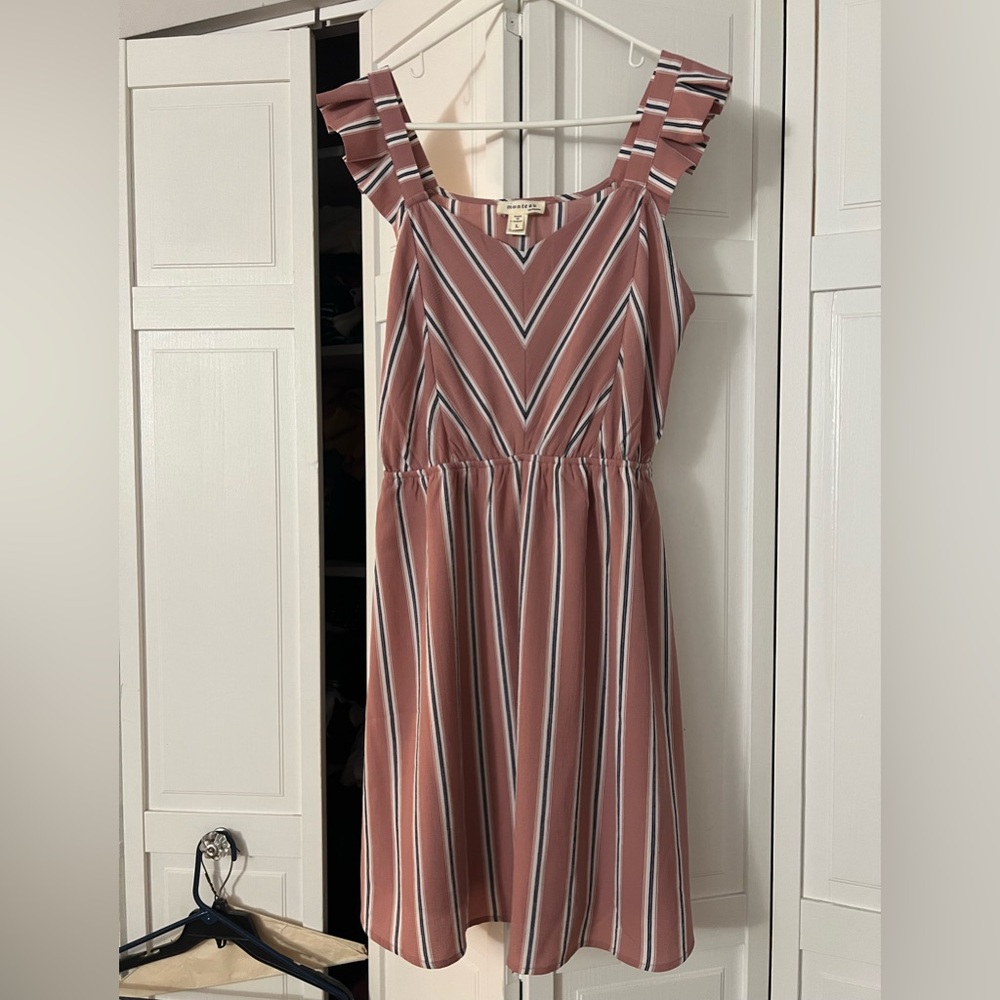 Lovely pink striped dress